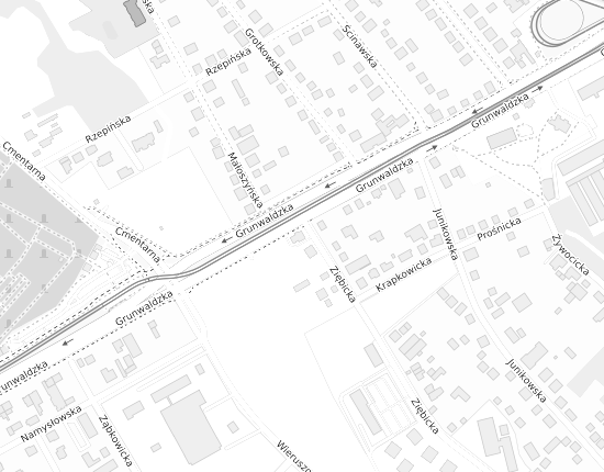 Mapa z adresem organizacji