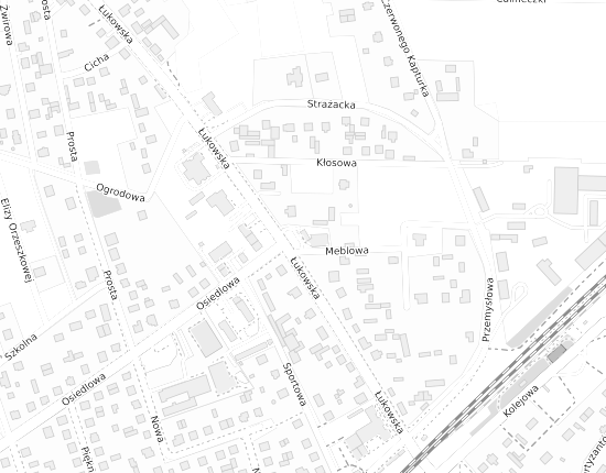 Mapa z adresem organizacji