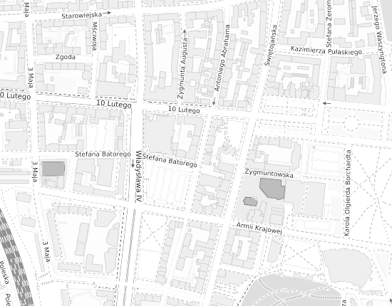 Mapa z adresem organizacji