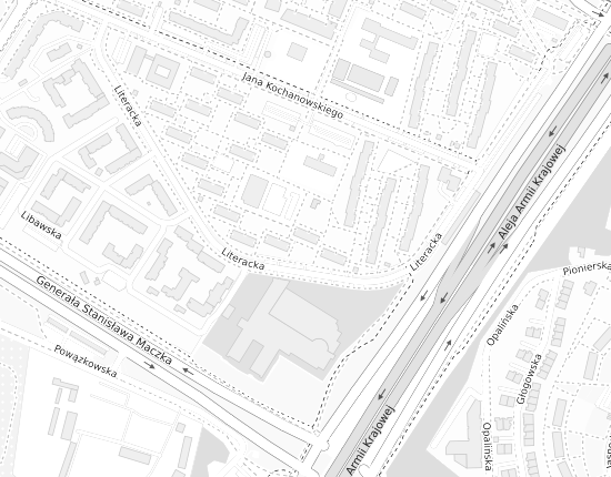 Mapa z adresem organizacji