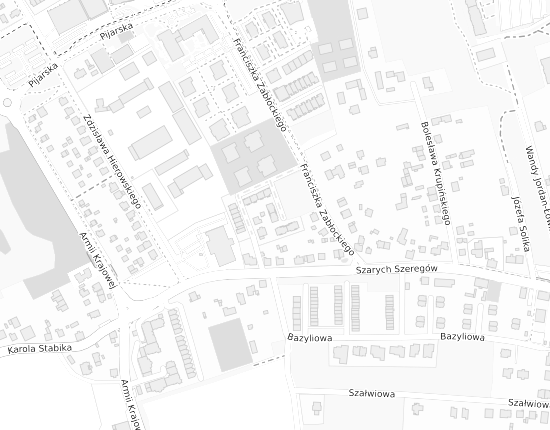 Mapa z adresem organizacji