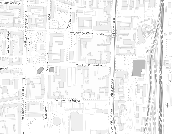 Mapa z adresem organizacji