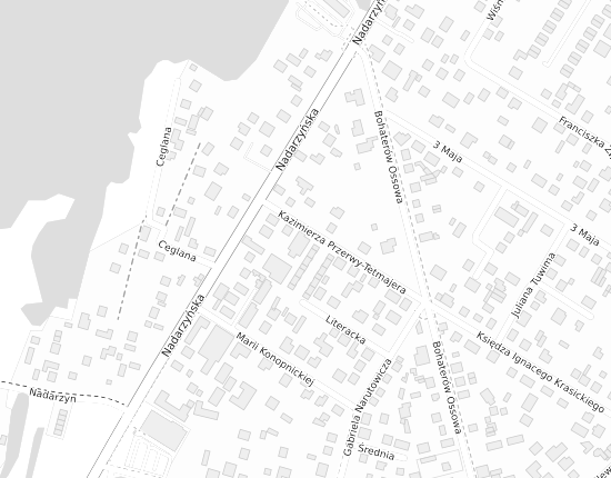 Mapa z adresem organizacji