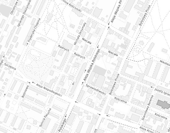 Mapa z adresem organizacji