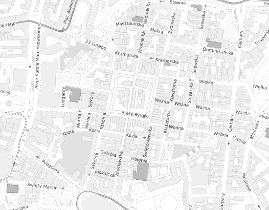 Mapa z adresem organizacji