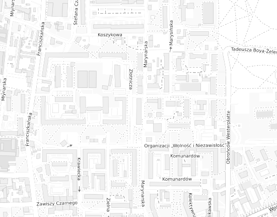 Mapa z adresem organizacji