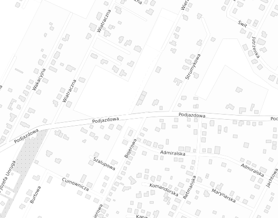 Mapa z adresem organizacji