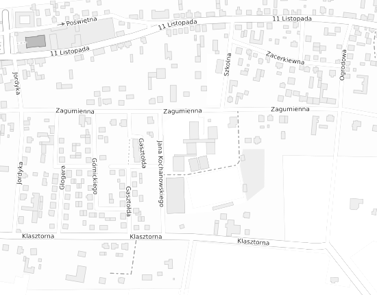 Mapa z adresem organizacji