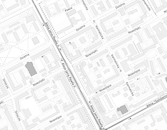 Mapa z adresem organizacji