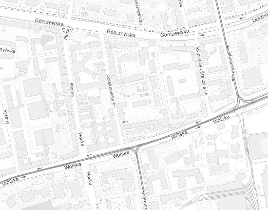 Mapa z adresem organizacji
