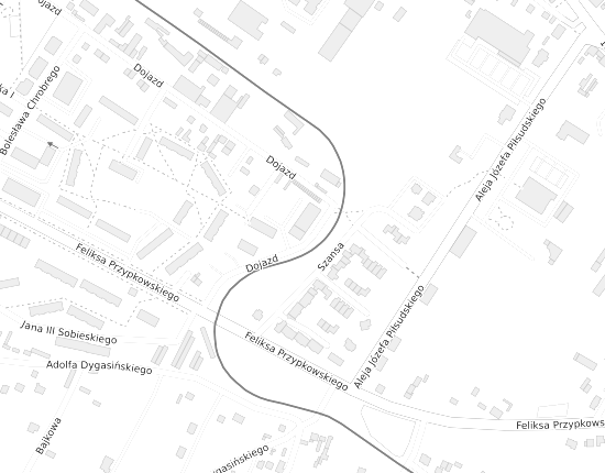 Mapa z adresem organizacji