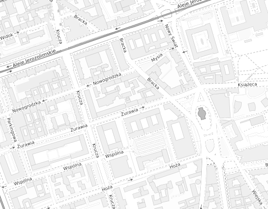 Mapa z adresem organizacji
