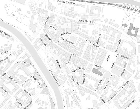 Mapa z adresem organizacji