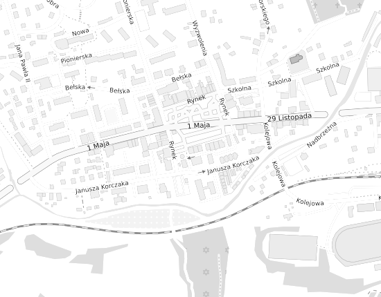 Mapa z adresem organizacji
