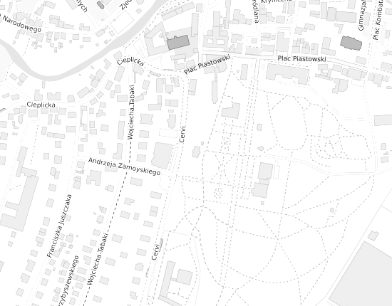 Mapa z adresem organizacji