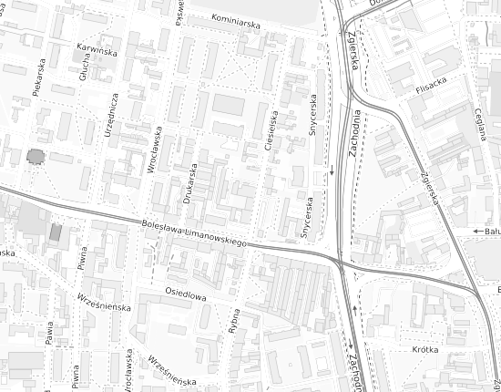 Mapa z adresem organizacji