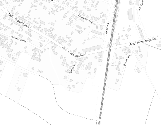 Mapa z adresem organizacji