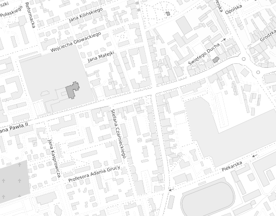 Mapa z adresem organizacji