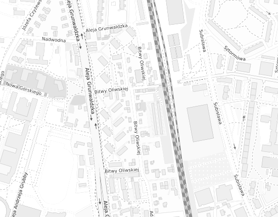 Mapa z adresem organizacji