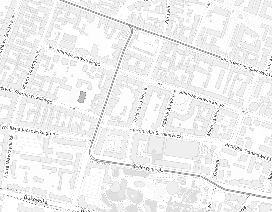 Mapa z adresem organizacji
