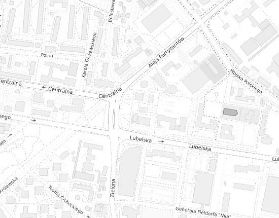 Mapa z adresem organizacji