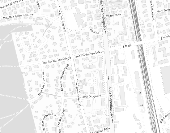Mapa z adresem organizacji
