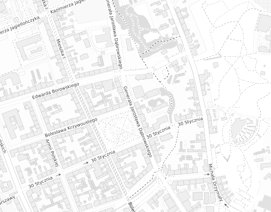 Mapa z adresem organizacji