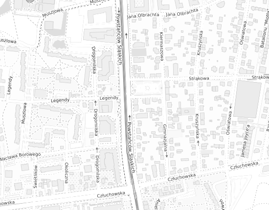 Mapa z adresem organizacji