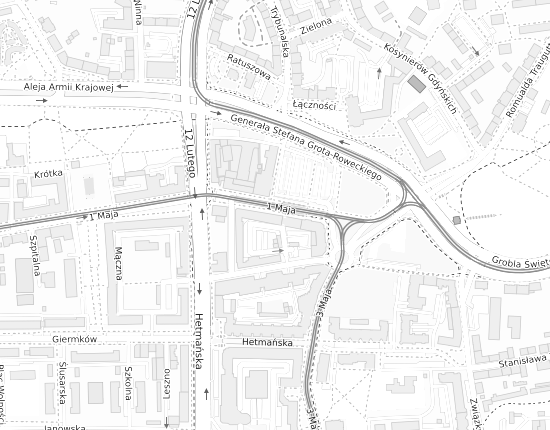 Mapa z adresem organizacji