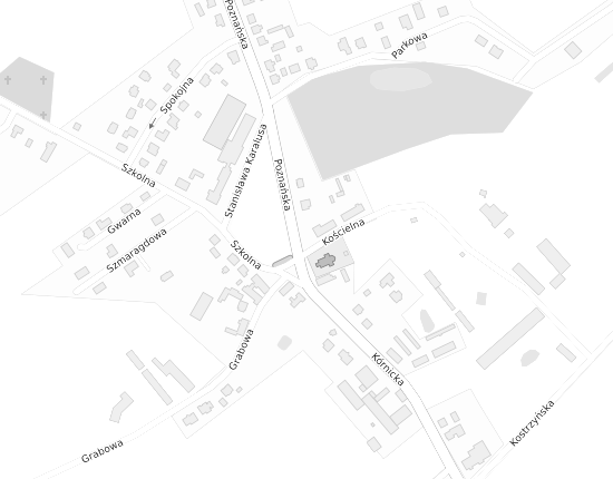Mapa z adresem organizacji