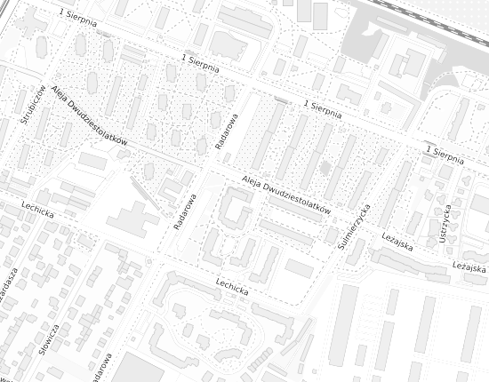 Mapa z adresem organizacji