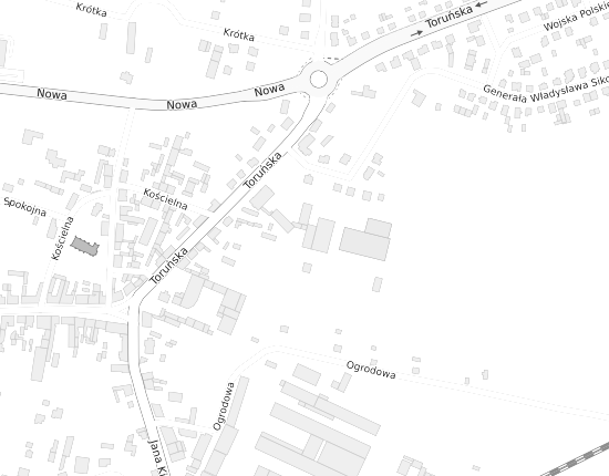 Mapa z adresem organizacji
