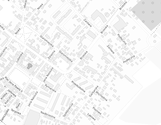 Mapa z adresem organizacji