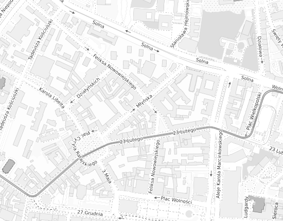 Mapa z adresem organizacji