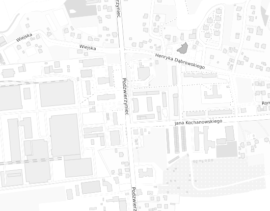 Mapa z adresem organizacji