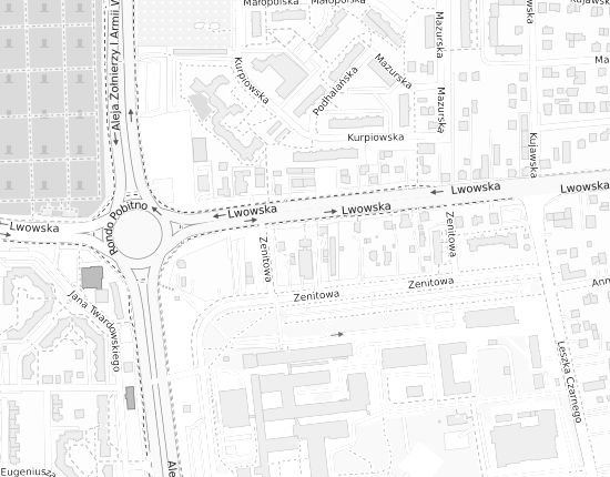 Mapa z adresem organizacji