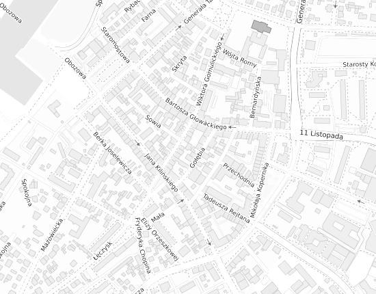 Mapa z adresem organizacji