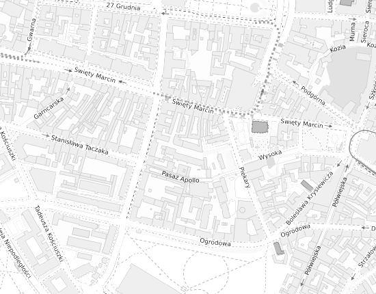Mapa z adresem organizacji