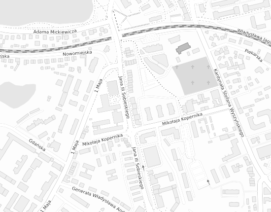 Mapa z adresem organizacji