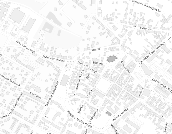 Mapa z adresem organizacji