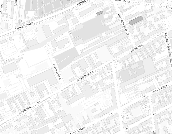 Mapa z adresem organizacji