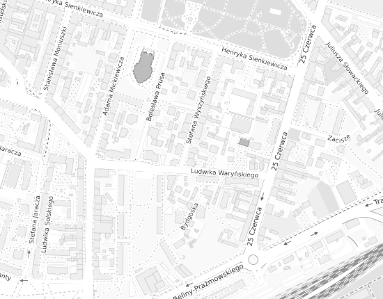 Mapa z adresem organizacji