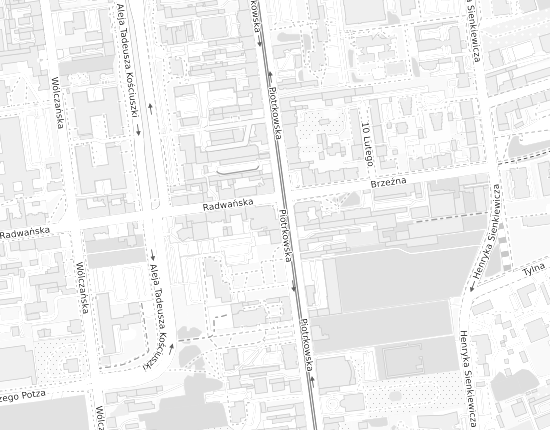 Mapa z adresem organizacji