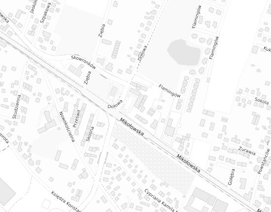 Mapa z adresem organizacji