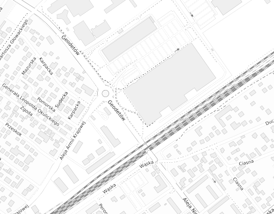Mapa z adresem organizacji