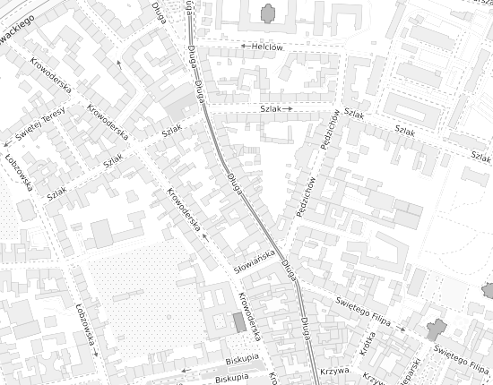 Mapa z adresem organizacji