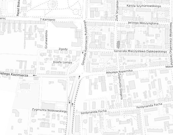 Mapa z adresem organizacji