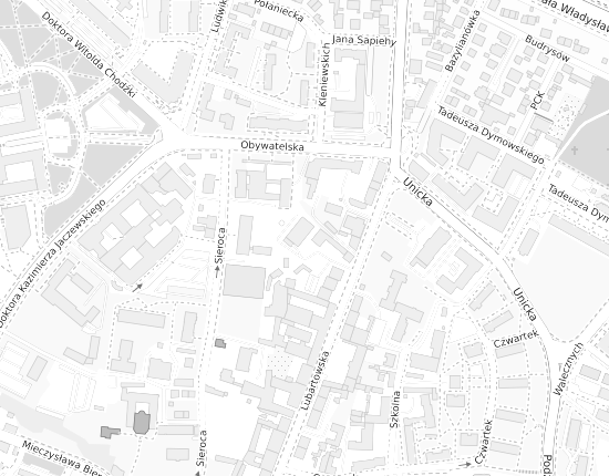 Mapa z adresem organizacji