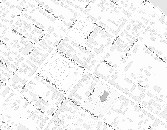 Mapa z adresem organizacji