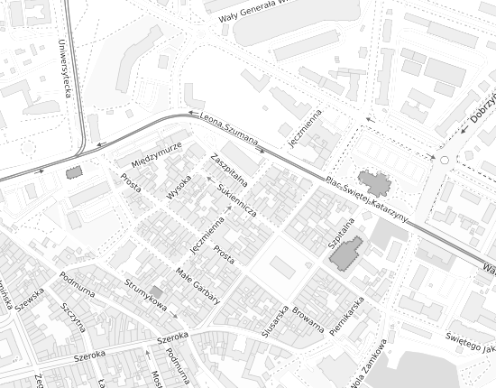Mapa z adresem organizacji
